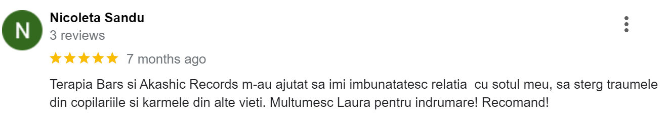 review nicoleta akashic